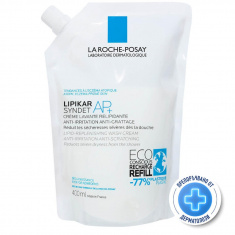 La Roche-Posay Lipikar Syndet AP+ Измиващ крем за лице и тяло EKO ОПАКОВКА 400 ml Refill
